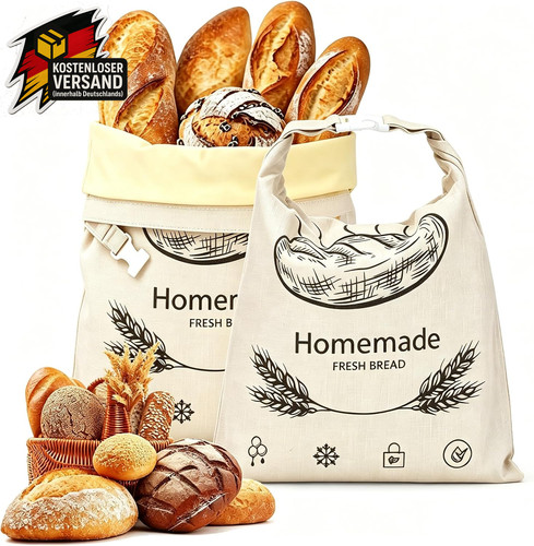 Wiederverwendbarer brotbeutel - wiederverwendbarer,