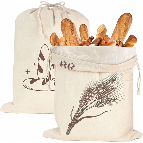 Brotbeutel leinen bienenwachs - leinen,,