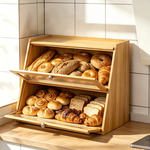 Brotkasten brotbox aus bambus - brotkasten,