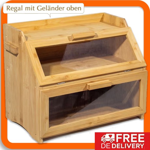 Bambus brotkasten mit - bambus,