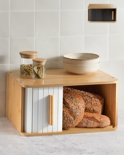 Holz roll brot kasten weiß - roll,