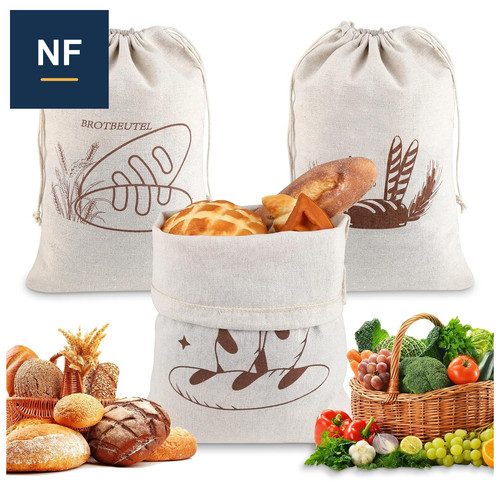 Stück brotbeutel leinen 30 - leinen,,