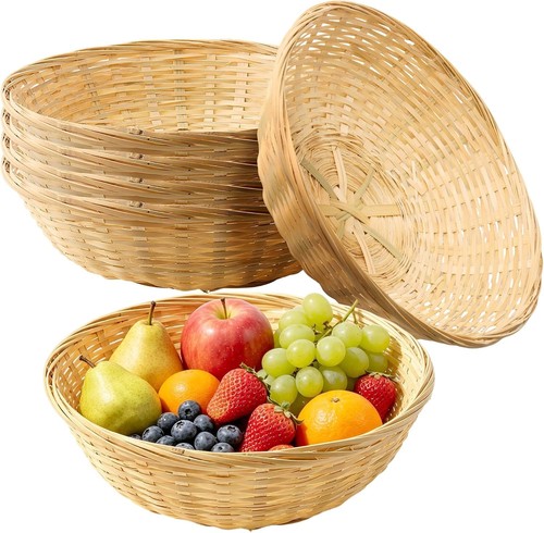 Bambuskörbe rund 6er set x - rund, 30
