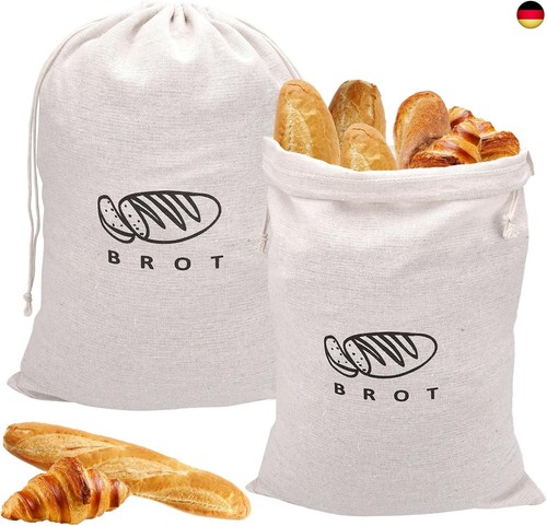 Stück leinen brotbeutel - 2,