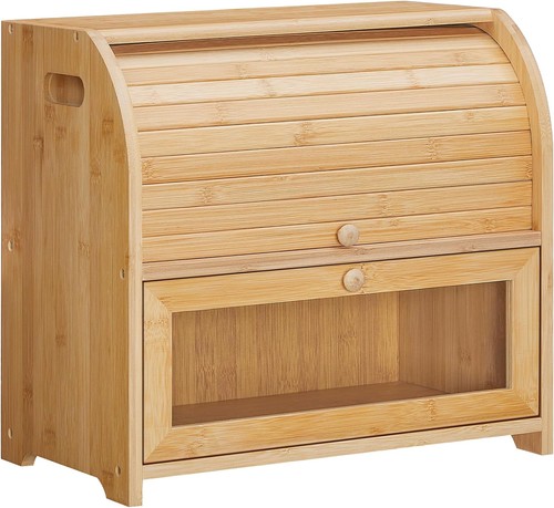 Hoobro brotkasten bambus - brotkasten,