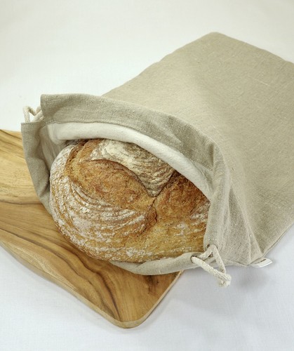 Brotbeutel aus 100 - %, leinen