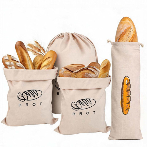 Stück brotbeutel leinen - brotbeutel,