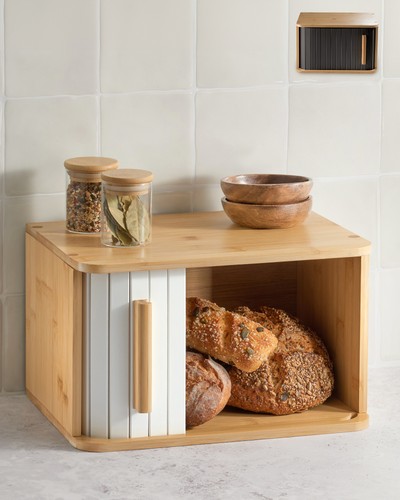 Holz roll brot - brot, weiß